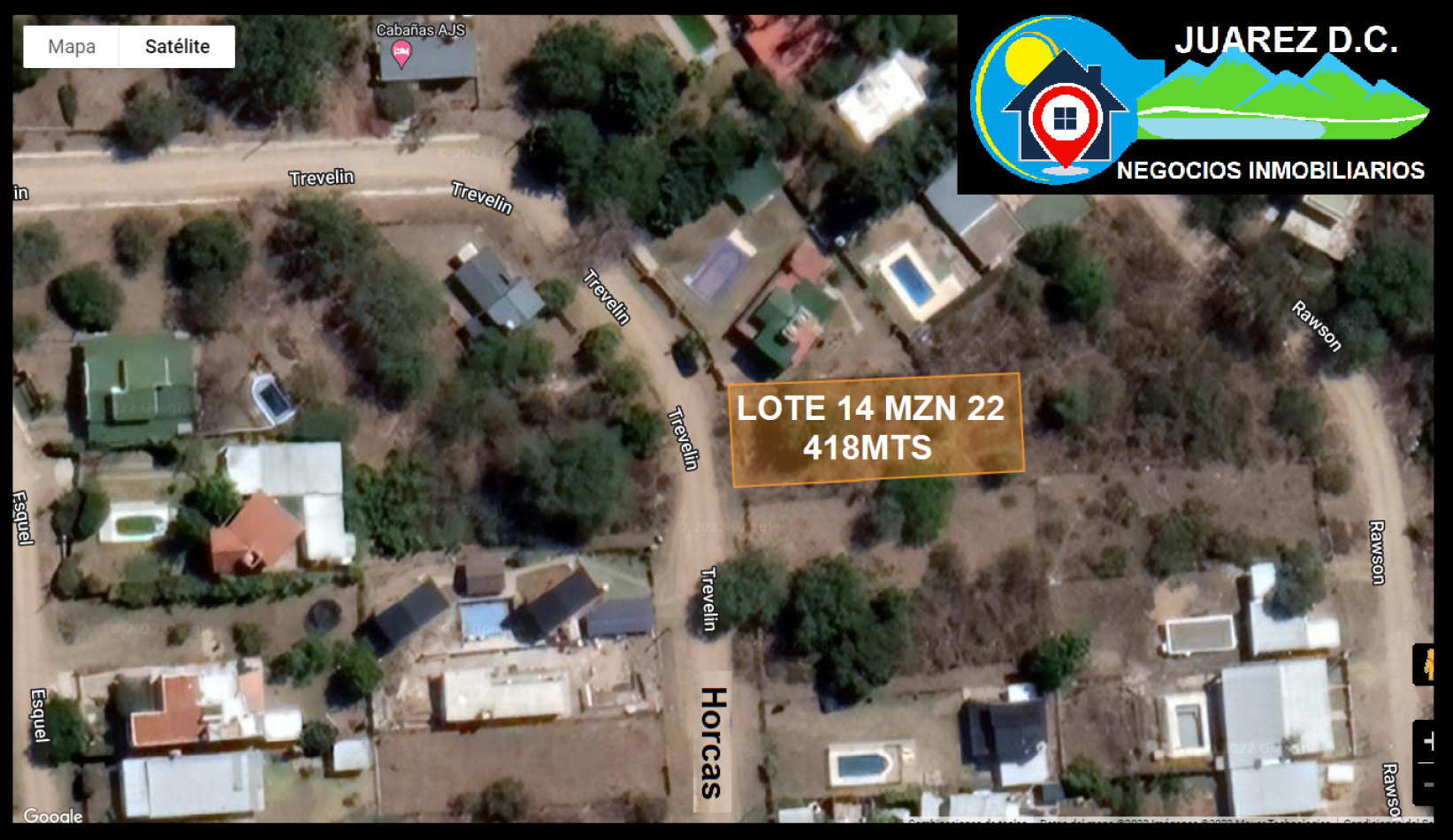 Vendo Lote  418 mts² en Comuna San Roque Punto Cba