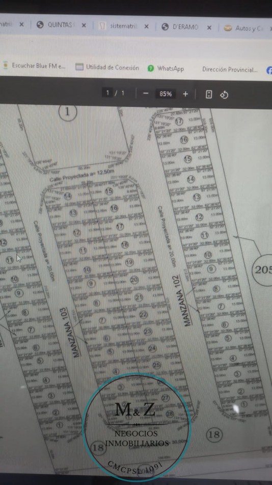 VENDO LOTE EN CALDENES DEL OESTE