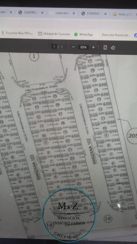 VENDO LOTE EN CALDENES DEL OESTE