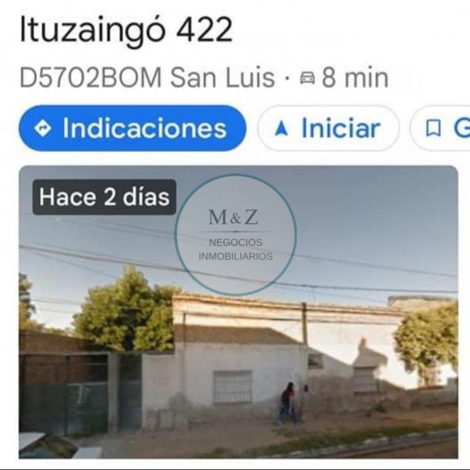 CASA A DEMOLER O REMODELAR EN VENTA