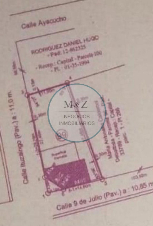 CASA A DEMOLER O REMODELAR EN VENTA