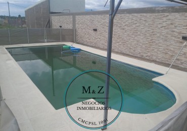 LOTE CON PISCINA BARRIO PRIVADO LAS LAJAS EN VENTA