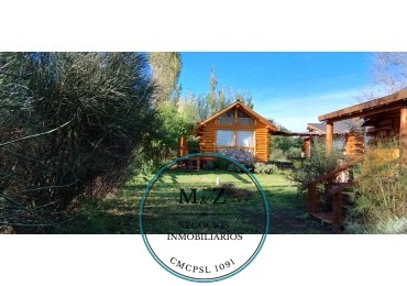 VENDE COMPLEJO DE 4 CABAÑAS EN SIERRAS MARIANAS VILLA DE LA QUEBRADA